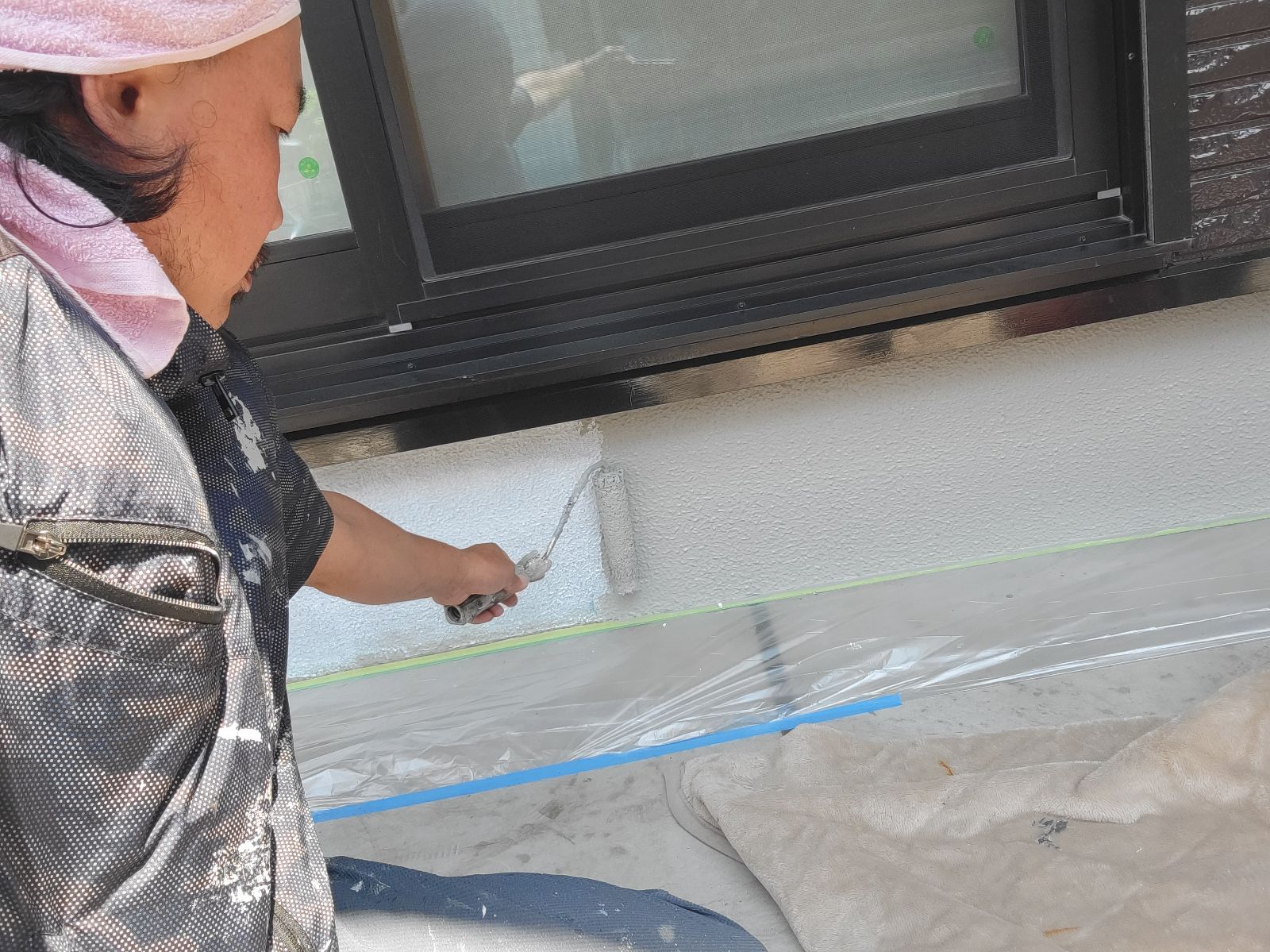 基礎中塗り塗装