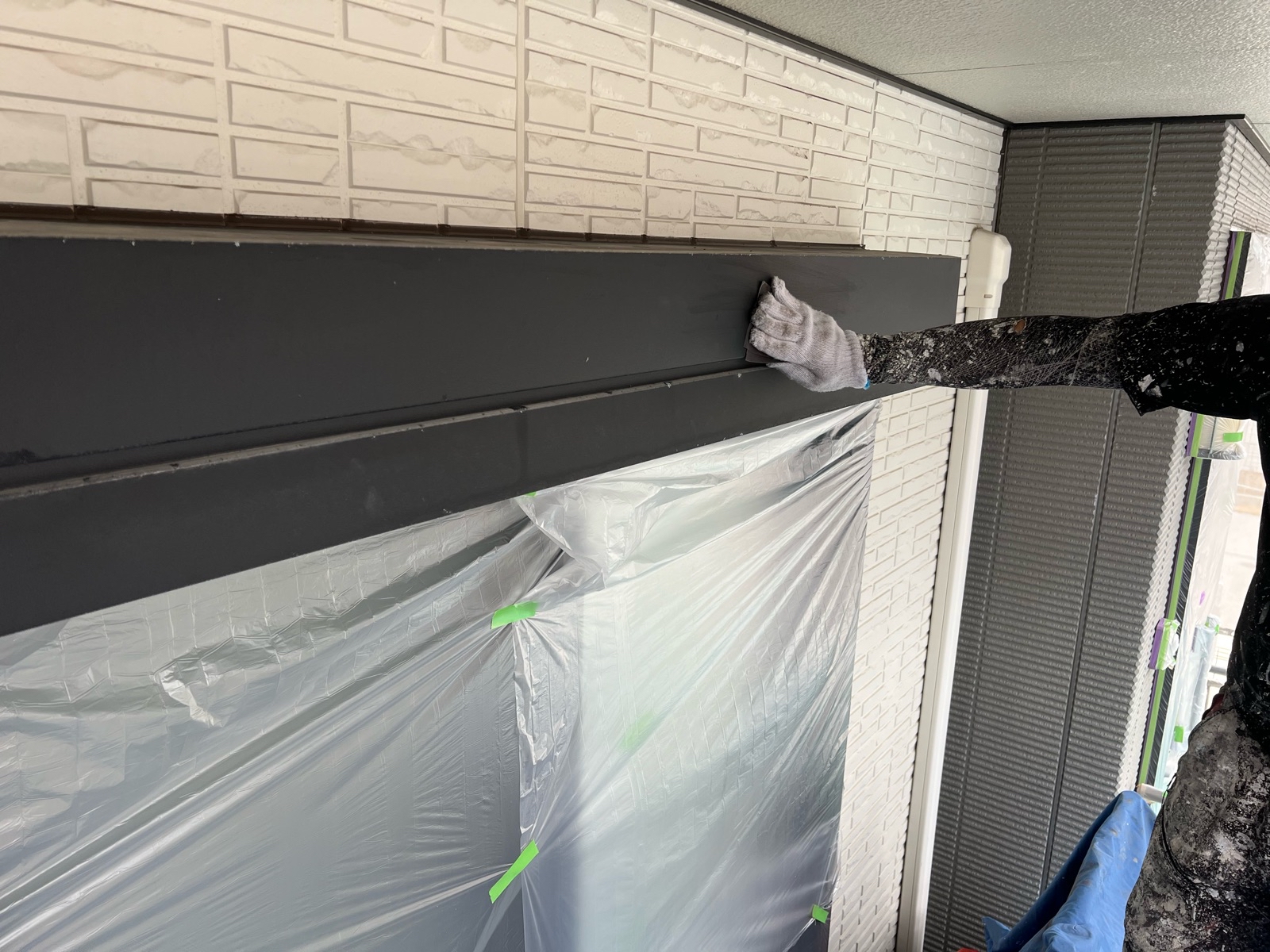 鉄部研磨作業２