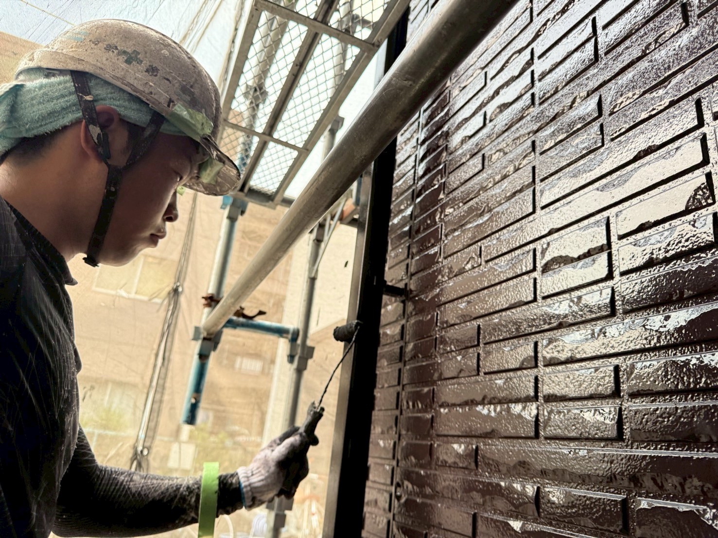 雨樋上塗り塗装