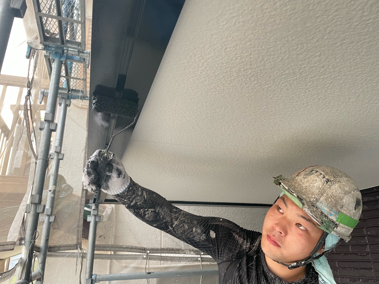 水切り板金中塗り塗装