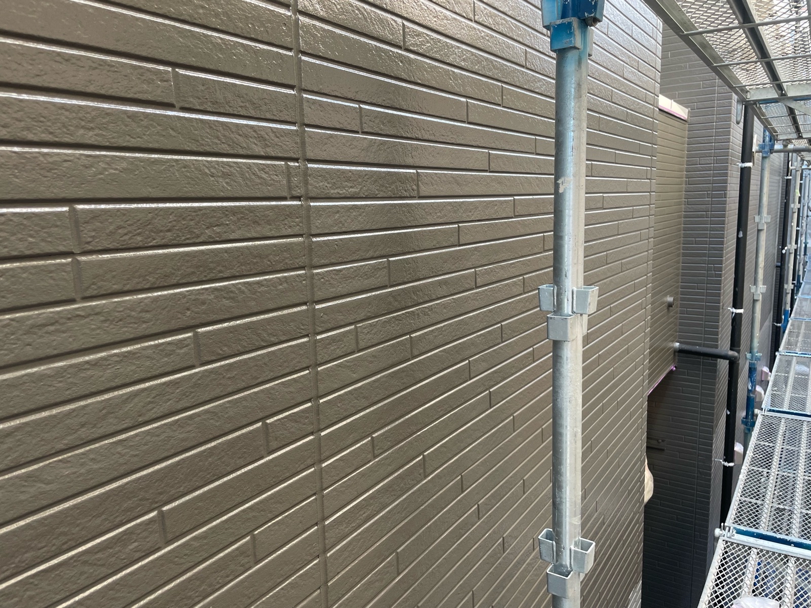 外壁中塗り塗装全体