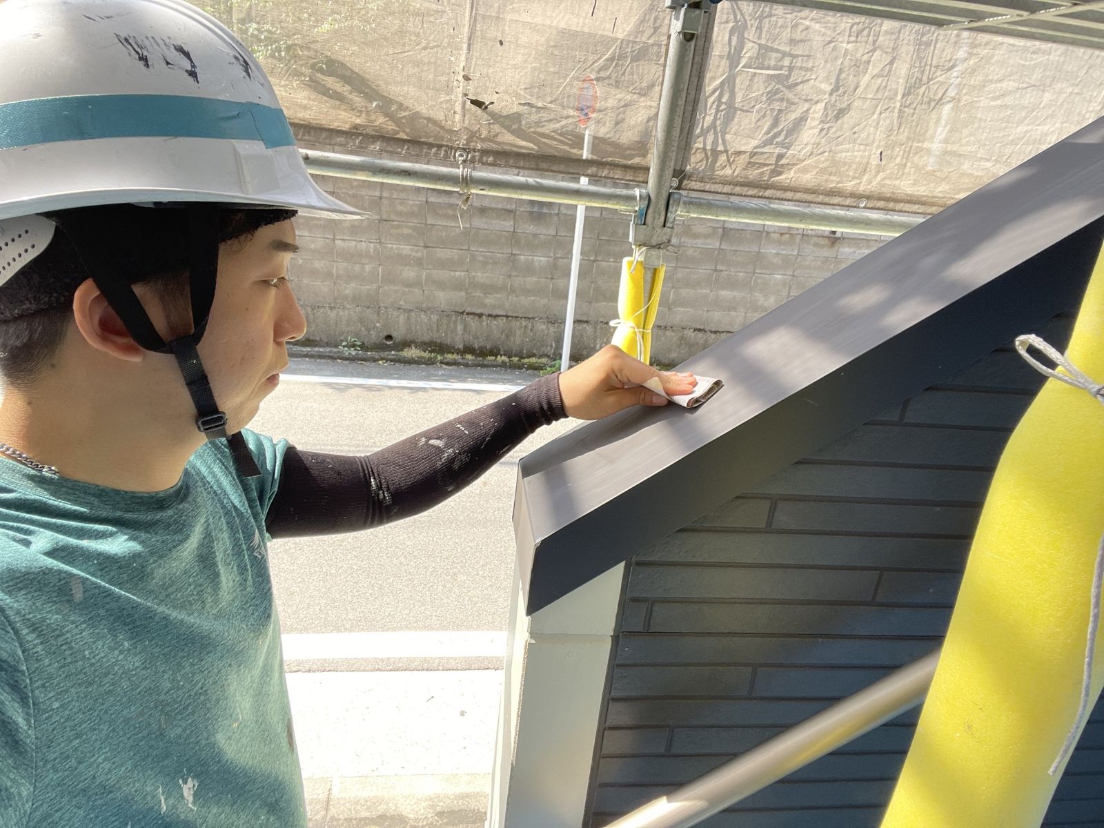 鉄部研磨作業１