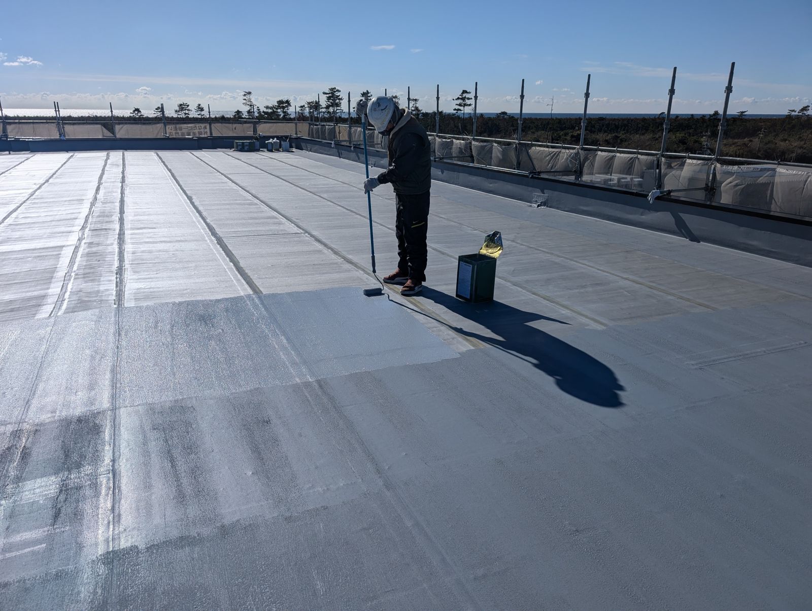 屋上防水塗装